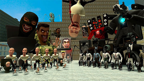 幕后的Nextbots沙盒菜单新版本(多人联机)