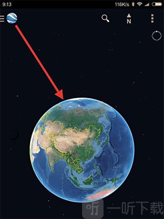 earth地图地球模式入口界面截图