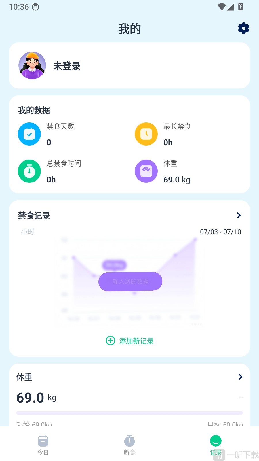 轻断食记